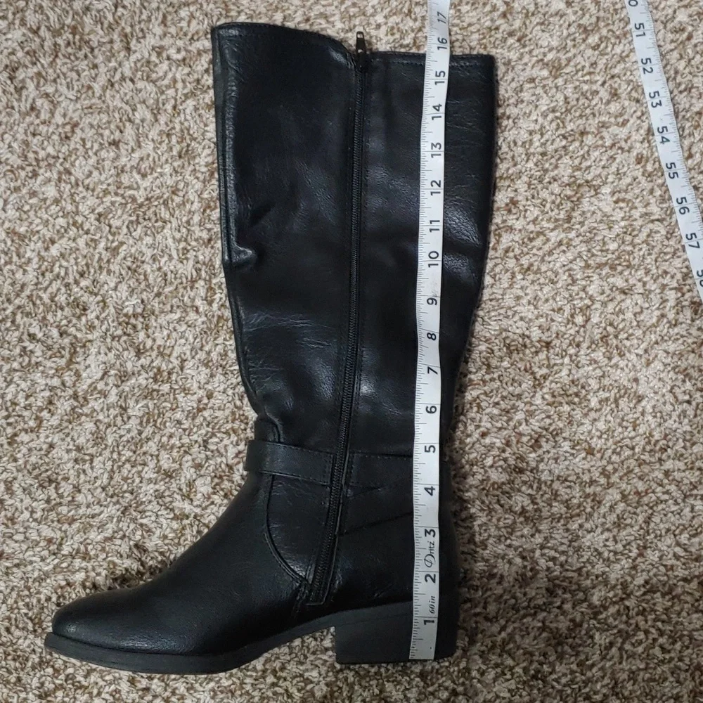 Croft And Barrow Women's Tall Black Boots Size 6.5